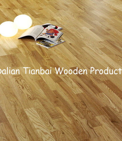 3-strip engineered Oak flooring, UV Lacquered or Oiled